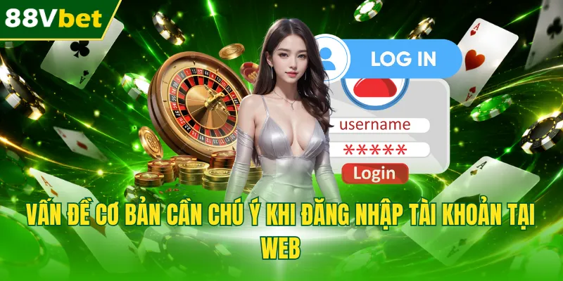 Vấn đề cơ bản cần chú ý khi đăng nhập tài khoản tại web